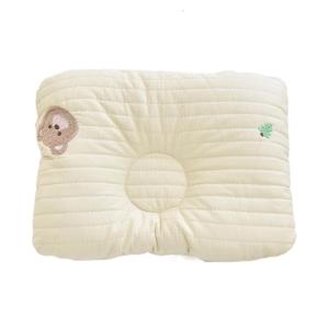 Embroidery Pattern Pillow Quilted Baby Head Pillow Breathable Pillow Stroller Pillows for Kid Infant Newborns 0-12 Month