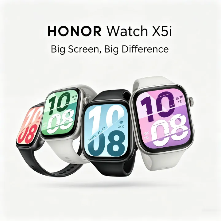 Đồng hồ thông minh HONOR Watch X5i, Màn hình AMOLED 1.97, Gọi Bluetooth, Pin 21 ngày, 109 chế độ thể thao, Theo dõi sức khỏe cả ngày, Chống nước IP68 | BigBuy360 - bigbuy360.vn Đồng hồ thông minh HONOR Watch X5i, Màn hình AMOLED 1.97, Gọi Bluetooth, Pin 21 ngày, 109 chế độ thể thao, Theo dõi sức khỏe cả ngày, Chống nước IP68 | BigBuy360 - bigbuy360.vn