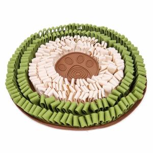 Snuffle Mat for Dogs Sniffing Feeding Pad 19 x 19 Inches Interactive Puppy Treats Puzzle Toy Training Mats Reduce Stress
