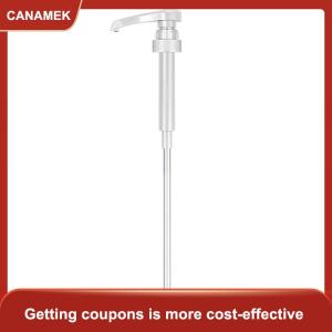 【CANAMEK】 1PC Syrup bơm Dispenser thay thế nước sốt áp lực vòi phun chai bơm container cho cà phê nhà bếp gia vị chất lỏng