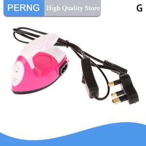 [PERNG] Tehe เครื่องรีดเหล็กไฟฟ้าขนาดเล็กพกพาสะดวกใช้ความร้อนสำหรับรีดผ้าเสื้อผ้าเครื่องใช้ในการซักปลั๊กแบบยุโรป สหรัฐ อังกฤษ