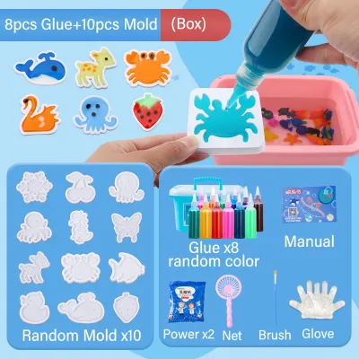 Magic Water Elf Set DIY Magical Water Elves Slime Toy Funny Magical Waterscape Toys For Kids play Arts Magic elf Toy