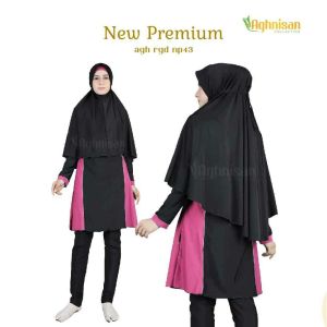 Baju Renang Wanita Muslimah Premium Dewasa Syari Model New Premium by Aghnisan Collection