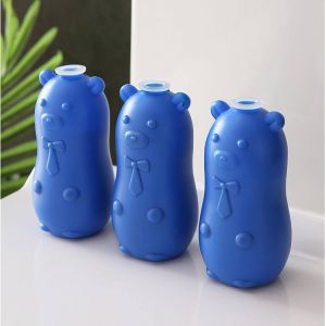 HK.1pcs Little Bear Blue Bubble Toilet Cleaner Automatic toilet cleaning agent Toilet bleach Toilet disinfectant Deodorant