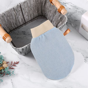 Shower Exfoliating Glove Bathing Glove Silk Viscose Body Wash Scrub Bath Mitt Sarung Tangan Mandi Scrubber 洗澡手套搓澡巾搓泥去角质 Bath Towel Bath Robe Face Towel