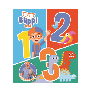 Blippi 123 Board Book For Kids To Learn All About Numbers