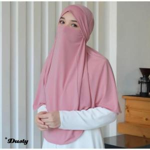 BOC/Afifah khimar cadar/Kerudung bergo/French khimar/Hijab instan/Kerudung bergo/Jilbab instan/Hijab