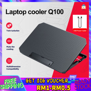 【Malaysia Spot Sale】Laptop Cooling Pads Large Size For 12-17 Inch Notebook Silent Gaming Laptop Cooler Wind Speed Adjustable Laptop Cooler