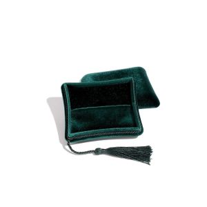 CAEDU Rings Necklace Jewelry Packing Bag Tassels Bracelet Earrings Square Jewelry Box Portable Large Capacity Earrings Storage Case Travel