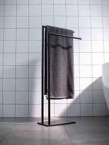 xpkQ Floor Standing Towel Rack Rotating Stainless Steel Towels Racks Luxury Towel Holder Modern Towels Holders Bathroom Accessories 7M5T2