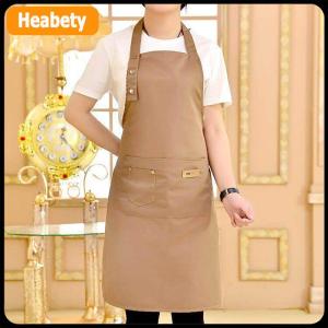 【2-3 ngày giao hàng】 Vải Polyester Túi Tạp dề butcher Thủ công mỹ nghệ nướng đầu bếp Nhà Bếp Nấu ăn BBQ