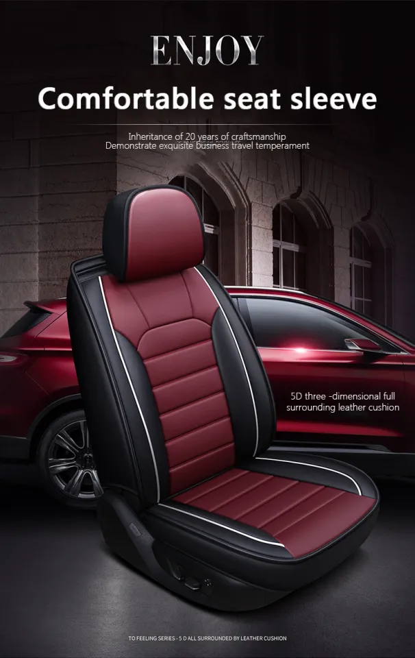 The car leather seat cover completely surrounds the breathable and  wear-resistant new car seat cushion, 5-seater General Motors seats,  suitable for