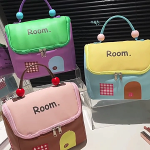 กระเป๋าตัวจัดระเบียบเครื่องสำอางความจุขนาดใหญ่เคสใส่ของเครื่องสำอางกันน้ำมีหลายช่องสำหรับใส่อุปกรณ์อาบน้ำ