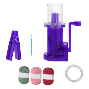 Bracelets Knitting Tool Knitting Mill Machine Hand-operated Cord Knitter Bracelets Weaving Machine With Yarn Cord