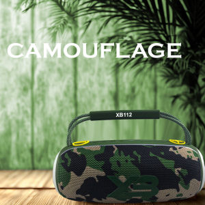 ELECTROBEATS XB212 Bluetooth Speaker - Long Battery Life Handle Strap Bass Sound Splashproof - Connect 2 Speakers in 1 Device