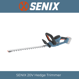 SENIX BRUSHLESS HEDGE TRIMMER 20V - 470mm Cutting Length Cordless Electric Trimmer for Garden Maintenance