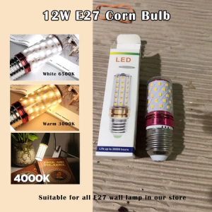 CANMEIJIA LED Wall Light Outdoor Waterproof IP65 Wall Lamp Tricolor Porch Light Replaceable E27 Bulb Nordic Wall Mounted Light for Garden Doorway Courtyard Home Decor Sconces