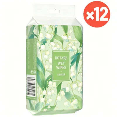 【72 Packs】BOTARE Premium Baby Wipes Portable (8 pieces * 72 packs) - Seven-step purification using EDI purified water and plant extracts to protect babys skin