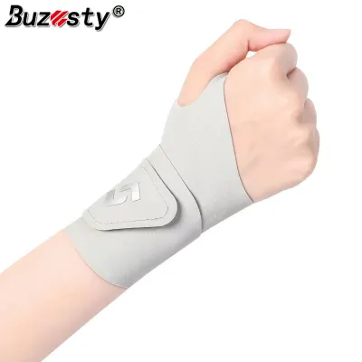 Buzesty Ultra Thin Wrist Brace For Carpal Tunnel Single Pack Wrist Compression Sleeve Breathable Wrist Support Brace For Tendonitis Arthritis Carpal Tunnel Pain Relief