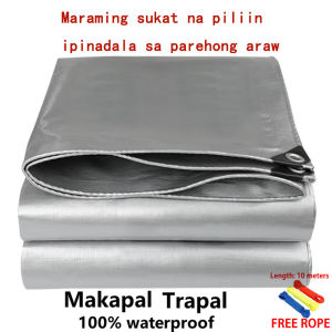 Preferred 5mx8m Waterproof Canvas Tarpaulin Trapal Lona Makapal Outdoor Camping Portable Tent Cover