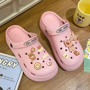 SQshop มาใหม่จ้า รองเท้าแตะแฟชั่นผู้หญิง รองเท้าหัวโตพร้อมตัวติดคิ้วท์ๆ💞 นุ่มนิ่มใส่สบาย สวยแบบมงลงมากแม่☀️รองเท้าแตะขายดี 🍄