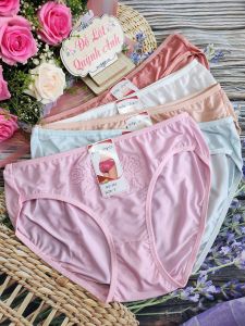 COMBO 5 VÀ 10 QUẦN LÓT NỮ (BIG SIZE) THUN LẠNH DẬP IN HỌA TIẾT DỄ THƯƠNG [70-88 Kg] MÃ :365  - Đồ Lót Quỳnh Anh