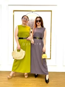 Gystore Maxi Dress Polos Voxy + Belt V