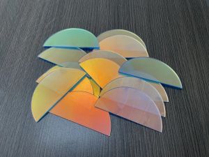 Round Colorful Semi-Transparent Acrylic Sheet Rainbow Frosted Disc for DIY Crafts Decoration Cake Stand Sign Base Engravin