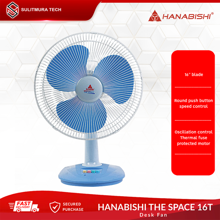 HANABISHI DESK FAN THE SPACE 16T Lazada PH