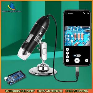 Vktech Advanced LED Digital Microscope 500X 1000X 1600X with Camera for Electronics Repair and Education
