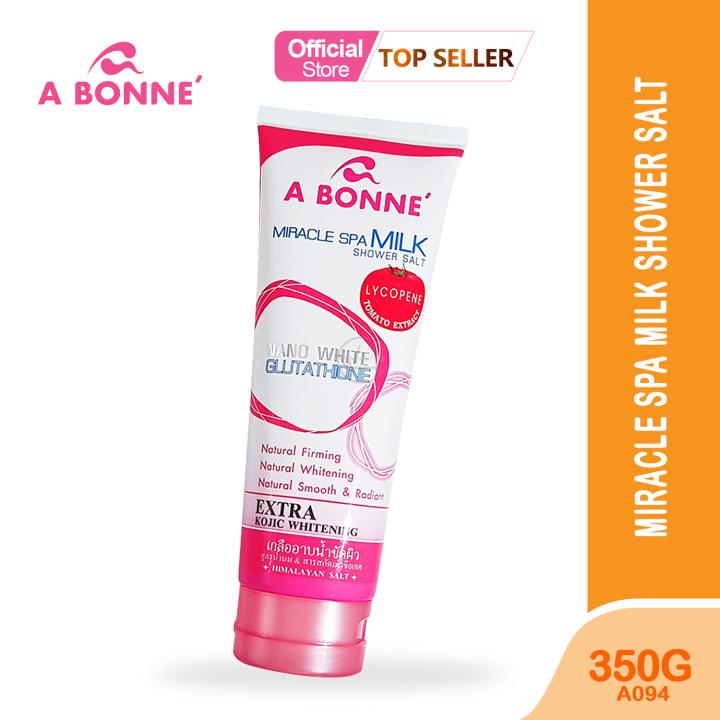 A Bonne Miracle Spa Milk Shower Salt with Lycopene Tomato Extract 350g
