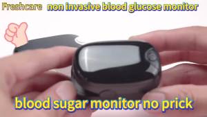 2-in-1 Non Invasive & pricking Glucose monitor Compact and Portable for Home or Outdoor Use 2025 Upgraded Version Black (2 Pcs)