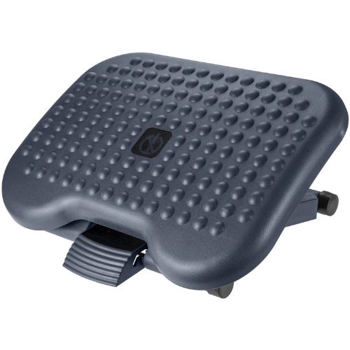 Under Desk Foot Rest With Memory Foam - Ergonomic Foot Stool With Massage Texture