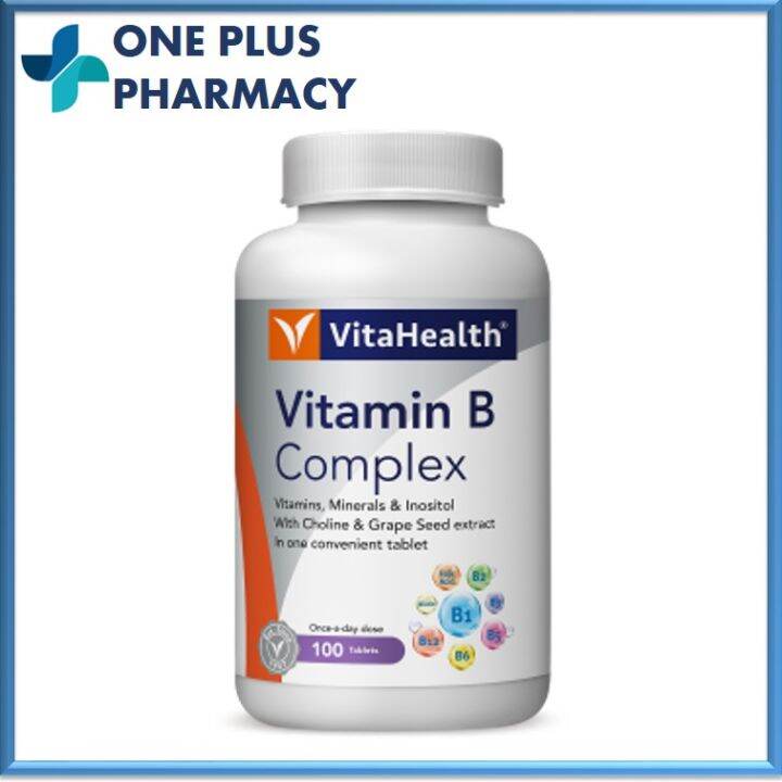 Vitahealth Vitamin B Complex 100's [EXP 08/2025] | Lazada