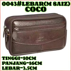 Beg PINGGANG Kulit KECIL (2.05 LEBAR)/Leather Coin Purse✅ READY STOCK Small Bag *Waist Sling Bag small*t硬币小包