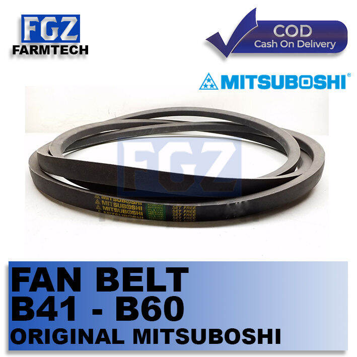 FAN BELT MITSUBOSHI B41 B42 B43 B44 B45 B46 B47 B48 B49 B50 B51