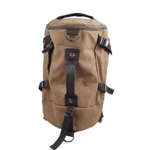 Tas Ransel Backpack Travel Kanvas Outdoor Kapasitas Besar Model Retro Vintage