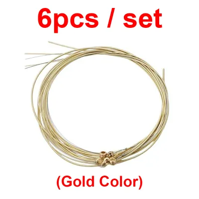 [Set] Guitar String Rainbow Color / Gold / Rose for Acoustic Guitar Musical Instrument | Tali Senar Gitar Set Akustik 1 Set Original