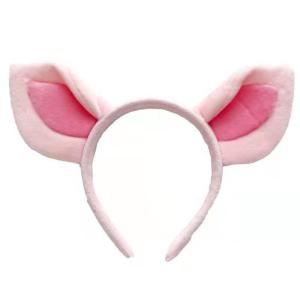 Đơn giản ngọt ngào Phụ kiện tóc học sinh nữ rửa mặt hairband tai con lợn nhỏ headbands sang trọng tóc phim hoạt hình Hoop