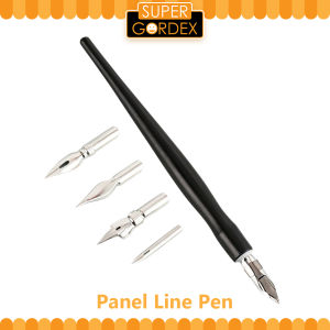 Panel Line Accent Color Specific Pen Avoid Scrubbing Infiltration for Gundam Modelling DIY Tool Pen Line Head With 5pcs