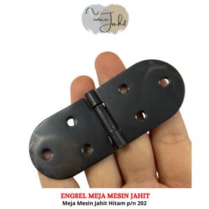 Engsel Meja Lipat / Engsel Meja Laci Mesin Jahit Hitam P/N 202
