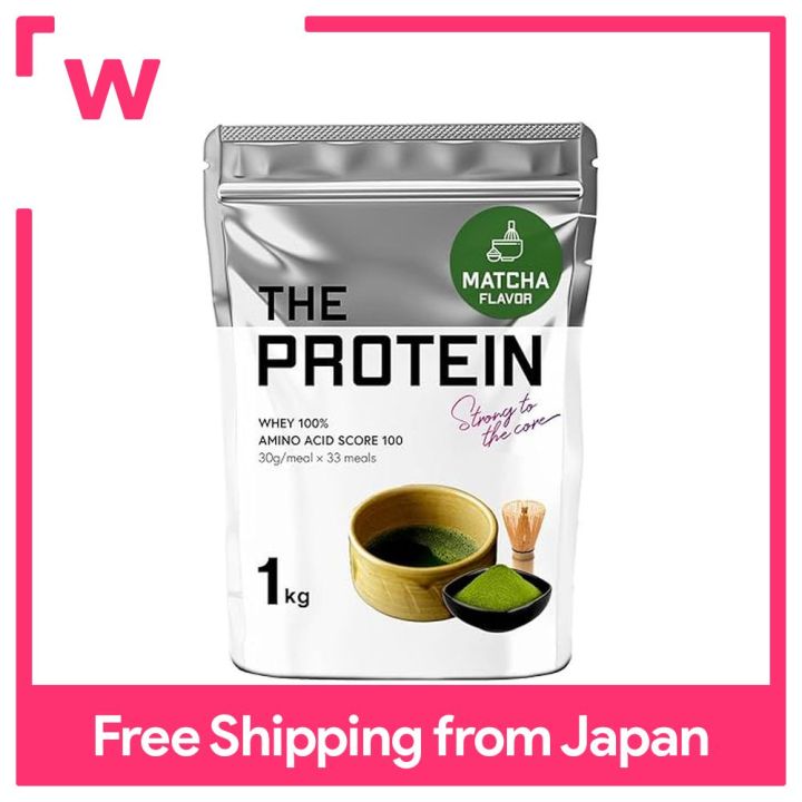 Thepro Whey Protein 1kg Green Tea Flavor WPC Prot…
