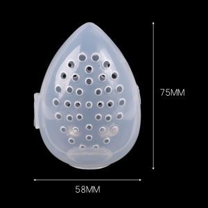 🔥Fast Shipping🔥Breathable Beauty Sponge Storage Case Makeup Puff Holder Empty Cosmetic Beauty Egg Container Rack Transparent Puffs Drying Box