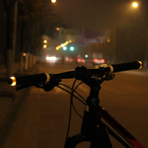 Handlebar Grips Lights Turn Signal Indicator Bar End Safety Warning Lamp Handlebar Turn Signal Light Indicator