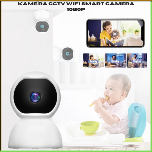 COD V380 Kamera CCTV WiFi Smart Camera 1080P Q12 / Kamera Cctv Untuk Rumah Jarak Jauh Lewat Hp Tahan 24 Jam Outdoor