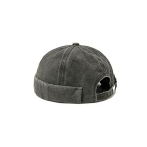 LUMIQLO Denim cũ Mũ denim Có thể điều chỉnh Màu sắc đồng nhất Mũ phong cách đường phố Cổ điển Mũ Hip Hop