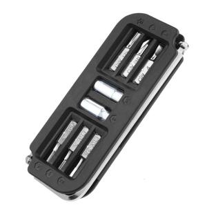 10 in 1Multifunctional Steel Bicycles Toolset Folding Wrench Bicycles Maintenance Pocket Multitool Bikes Repair Wrench