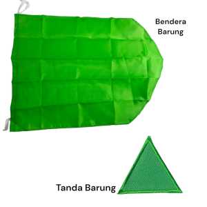 Tanda Barung tanda regu Pramuka Siaga 1 (SATU BENDERA) + 10 TANDA BARUNG