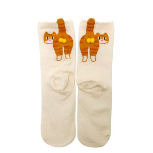 New Ladies Socks Cute Cat Socks With Ball Breathable Soft Cotton Socks A Novelty Gift For Cat Lovers