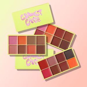 WAPKTY Bền lâu Bảng phấn kẻ mày má hồng và phấn highlight Kết cấu mịn 8 màu sắc Bảng Phấn Mắt Lấp Lánh Lì  Tông Màu Bóng Trang điểm tạo khối khuôn  Dụng Cụ Trang Điểm